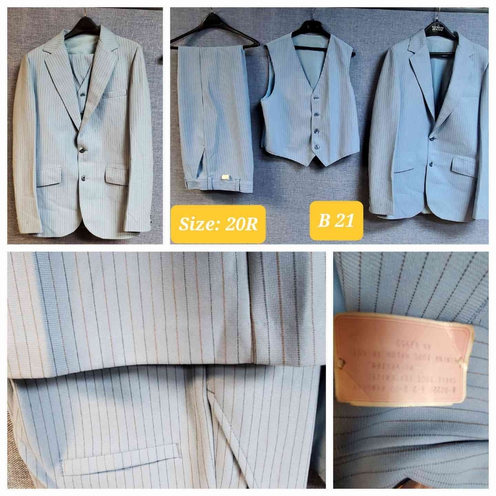 3 Piece Boys Suit | Brand:  Unknown | Color:  Blue | RRR Apparel